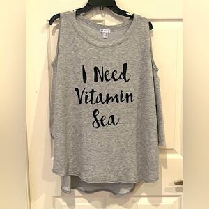 # Venus 2X Cold shoulder lightweight sweatshirt